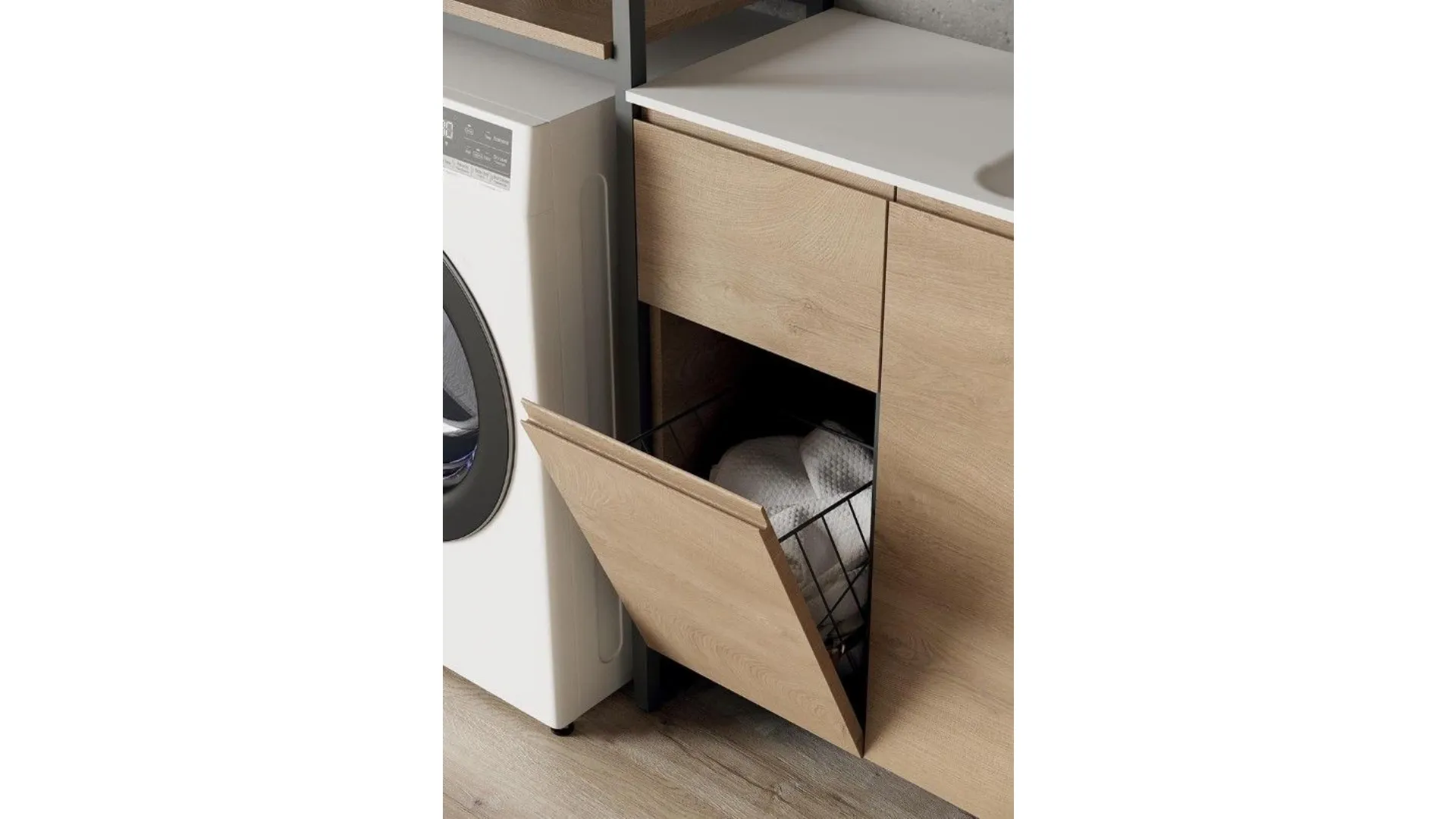 LG016 Laundry Cabinet