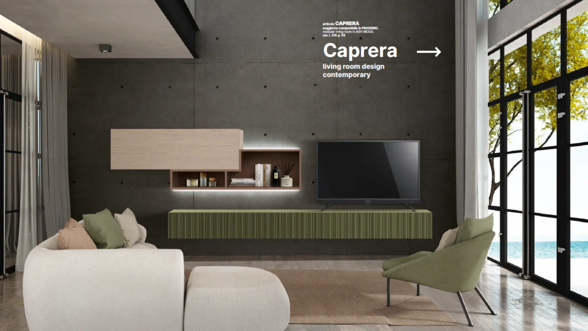 Living room furniture CAPRERA