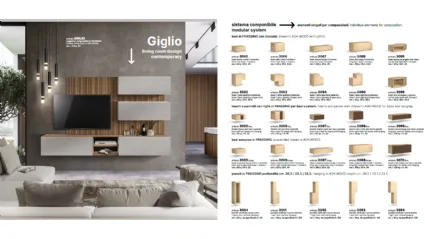 Living room furniture GIGLIO