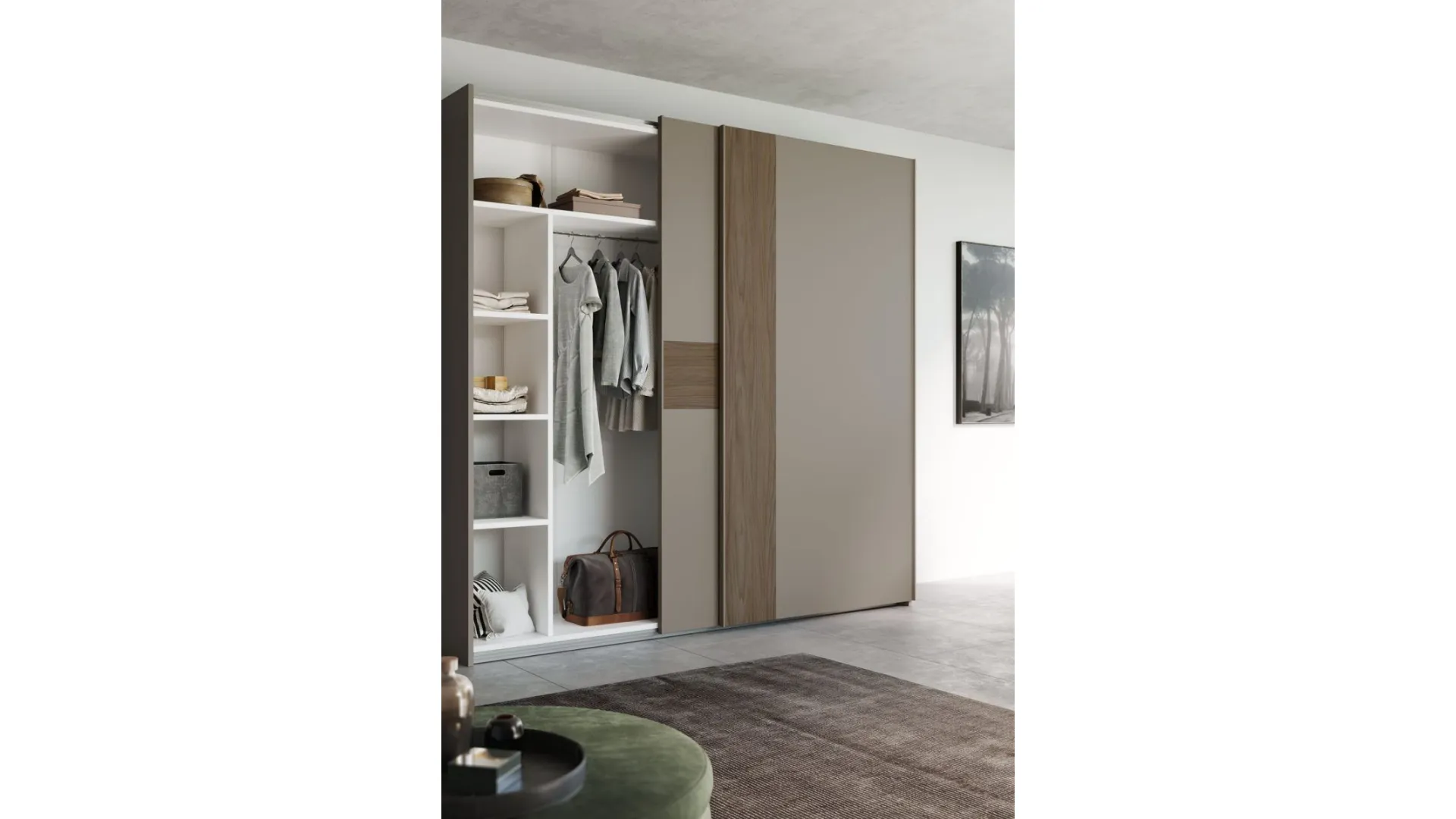 Modern double bedroom