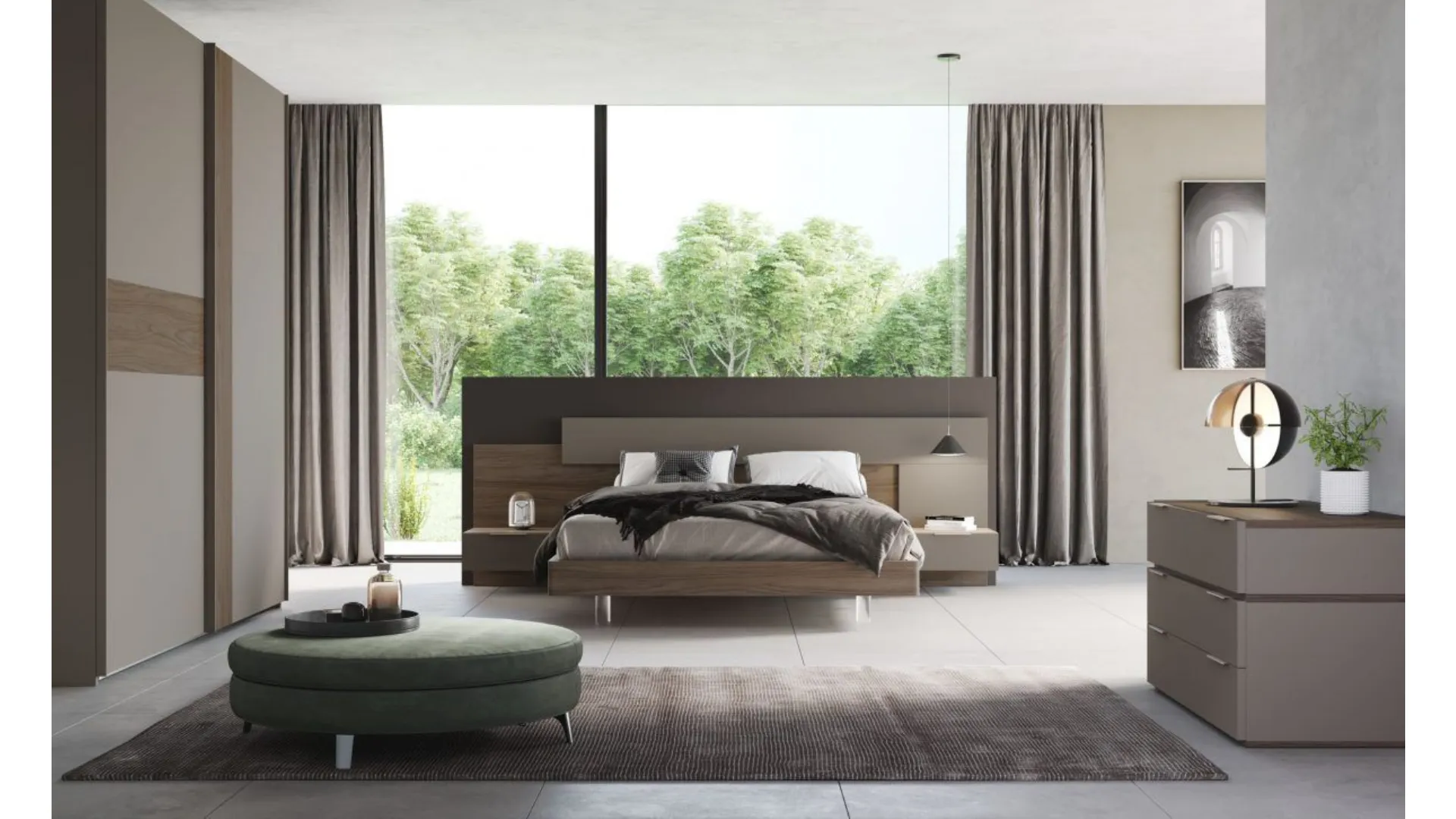 Modern double bedroom