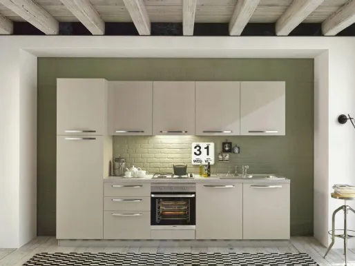 Modern kitchen complete with electromagnetics.