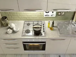 Mottes Mobili Modern kitchen for full home appliances.