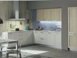 Modular angular modern kitchen Cloe of the Arredo 3 kitchens collection