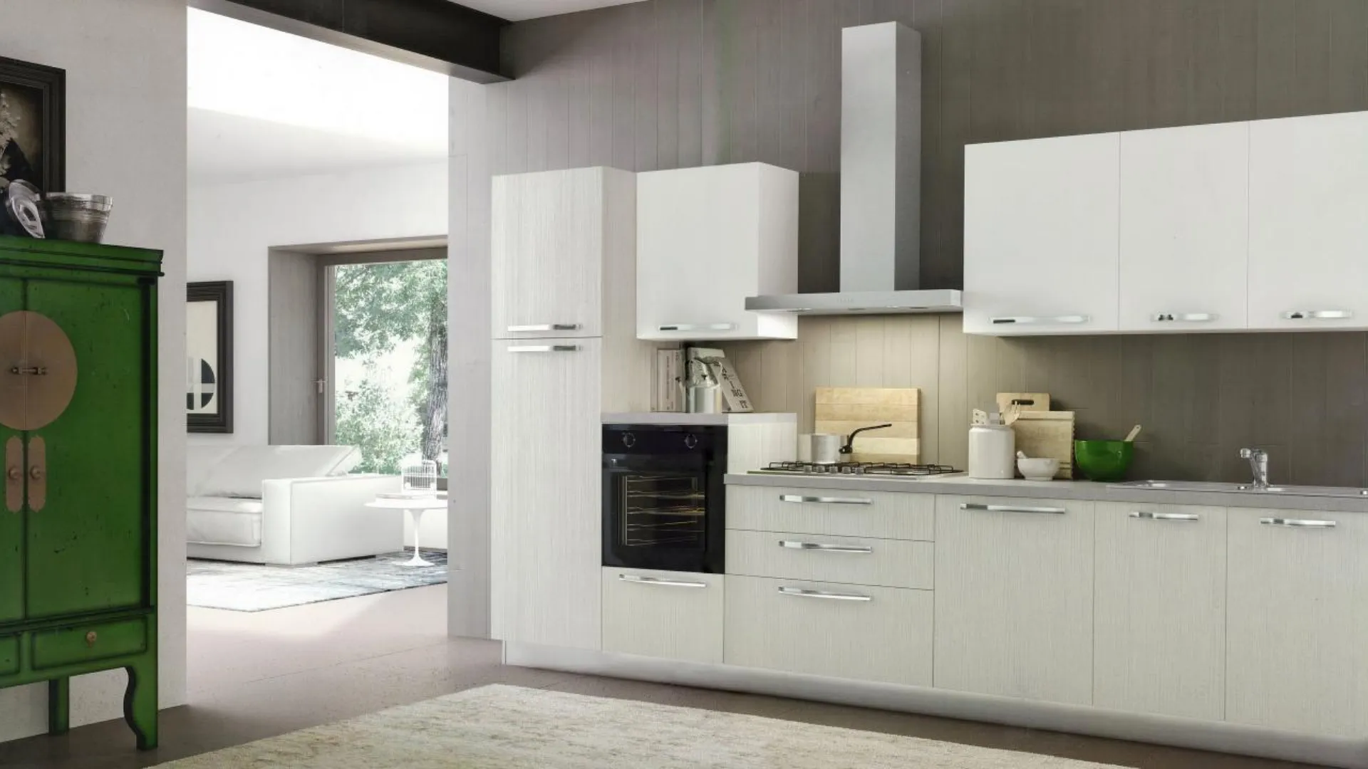 Mottes Furniture kitchens for the Mottes Mobili collection in Romano d'Ezzelino