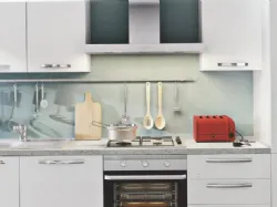 Luna modern kitchen in materic laminate.
