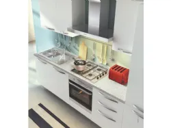 Modern kitchen complete with dishwasher with Ariston appliances.