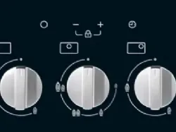 Miele KM3034-1G Gas Hob with Glass Ceramic Base.