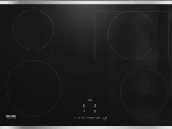 Miele KM7210FR stainless steel flat frame hob