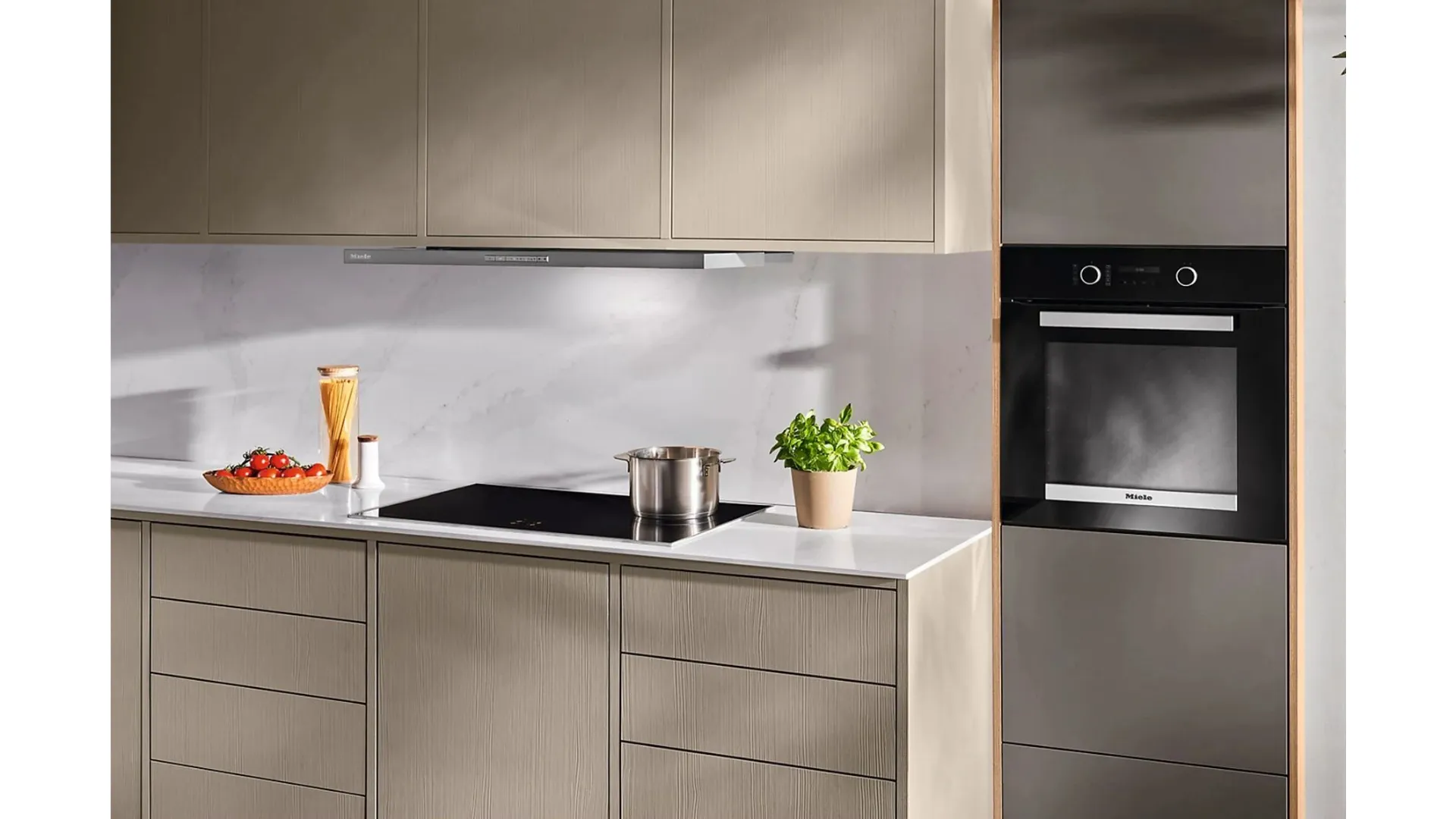 Miele KM7210FR flat stainless steel hob