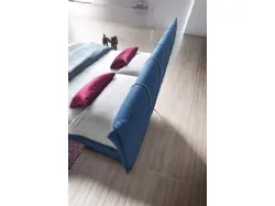 Plumeria: headboard with a geometric design with raised edges