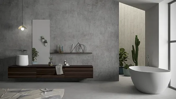 Realization of a refined bathroom