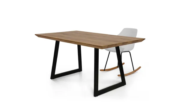 Modern veneered table